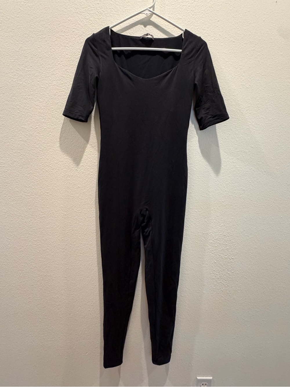 OYSHO Black UPF 40+ Long Activewear Jumpsuit Unitard Size M